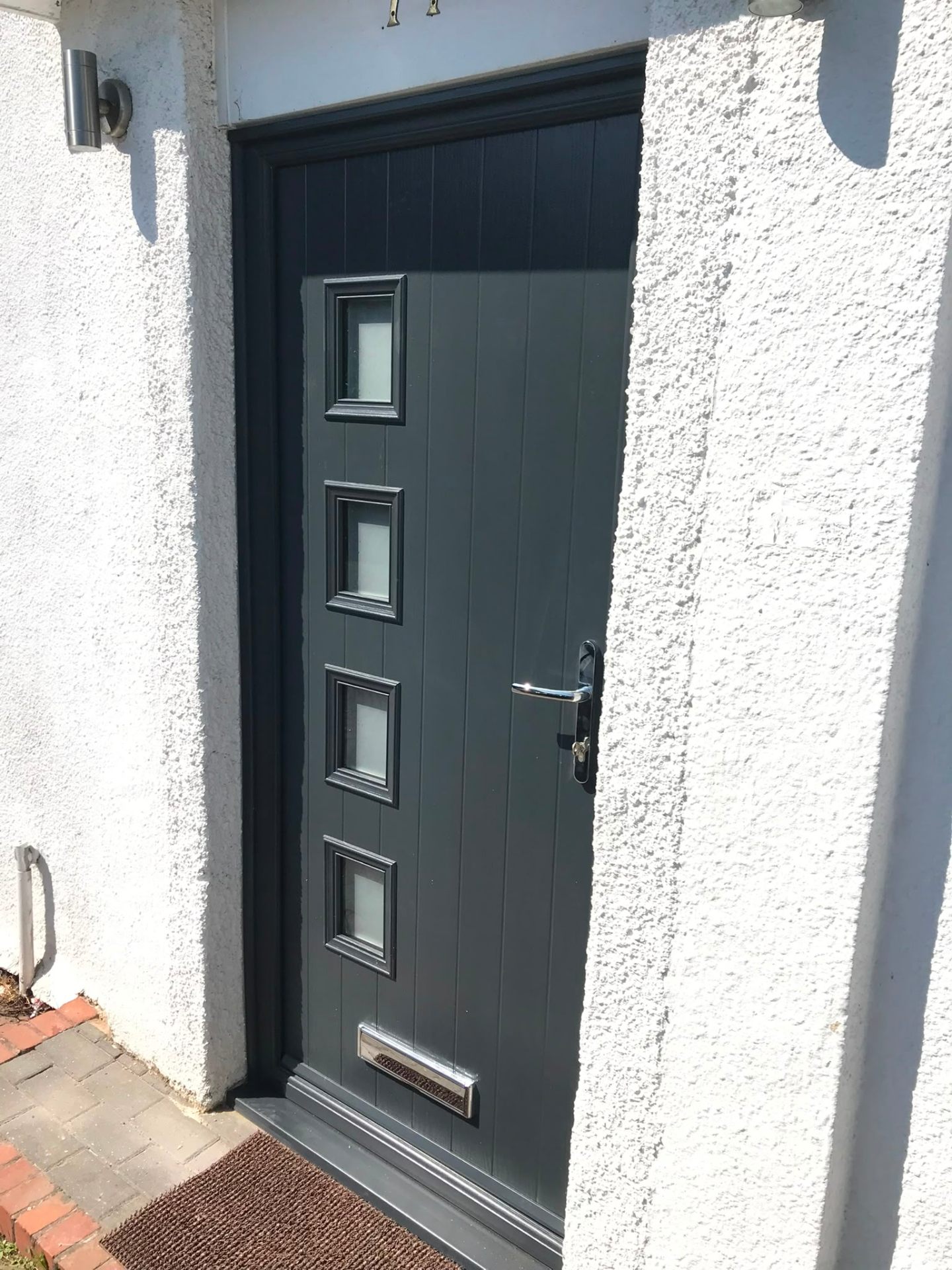 Composite door installation by Rural Windows in Chester & North Wales